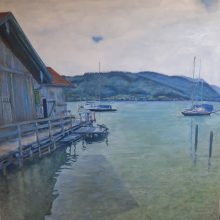 Bootssteg der Villa Paulick in Seewalchen am Attersee