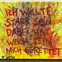 Straßen Poesie auf Leinwand&nbsp;