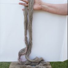 Brennnesselgarn zum Weben