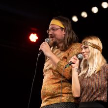 Moderationsduo: Simon Tomaz & Katharina Wenty