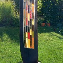 Gartenskulptur "Alte Weinpresse"