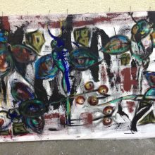 Öl auf Leinwand ,110cm x70cm 