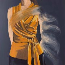 Drape orange 2 , 2024