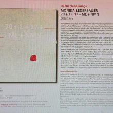 Künstlerbuch-Katalog ML - Bibliothek der Provinz NEUERSCHEINUNG ISBN