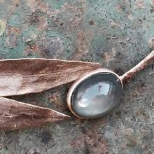 Collier mit Olivenblätter