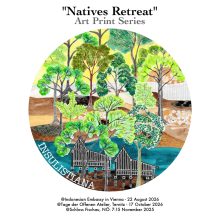 "Natives Retreat"- Illustrationen über Indonesischer Baumarten für Wiederaufforstung