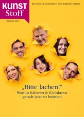 Cover KunstStoff Nr. 45, Frühling 2024